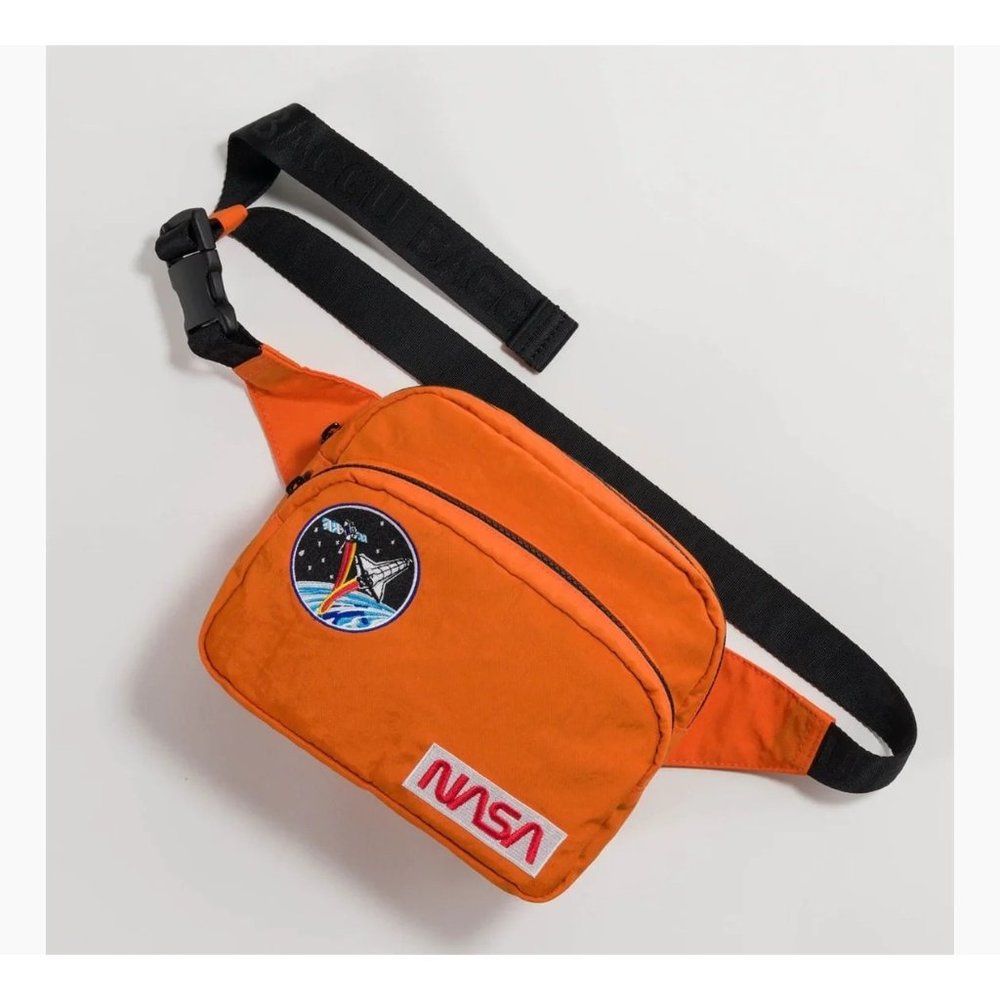 Baggu NASA Space Shuttle Orange Fanny Pack Belt Bag - Picture 2 of 9